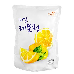두레원 리얼 레몬청 레몬슬라이스 2kg
